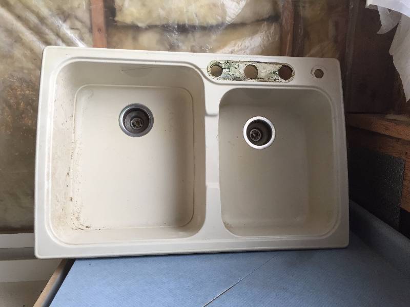 Almond Color Sink