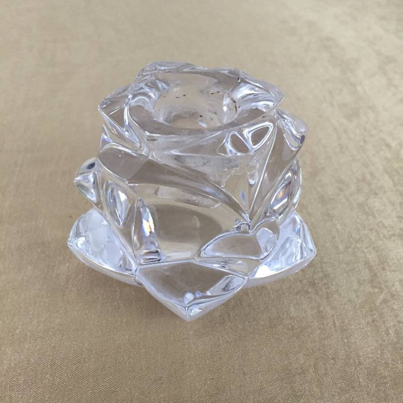 lot 24 image: Gorgeous Vintage Gorham Lead Crystal Candlestick Holder - Made in Germany