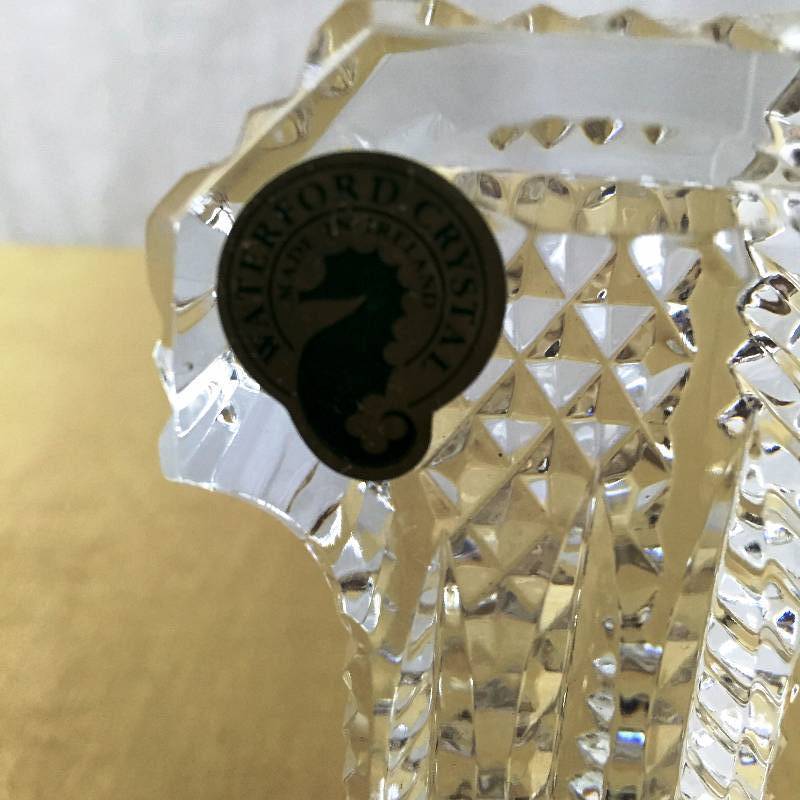 lot 38 image: WATERFORD CRYSTAL IRELAND NUMBER ONE #1 FIGURINE PAPERWEIGHT MINT Sticker & Etched In Glass at Bottom Seahorse Large 5
