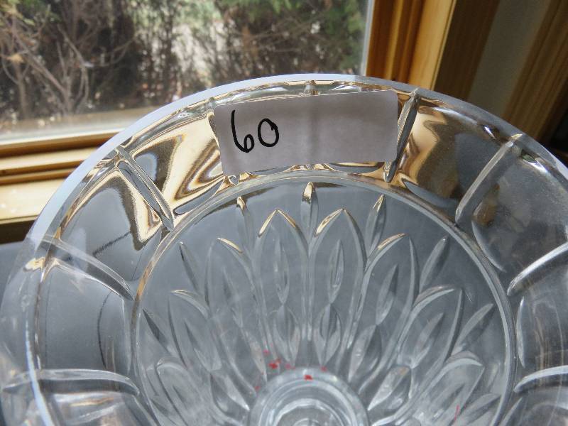 Two piece Crystal Vase
