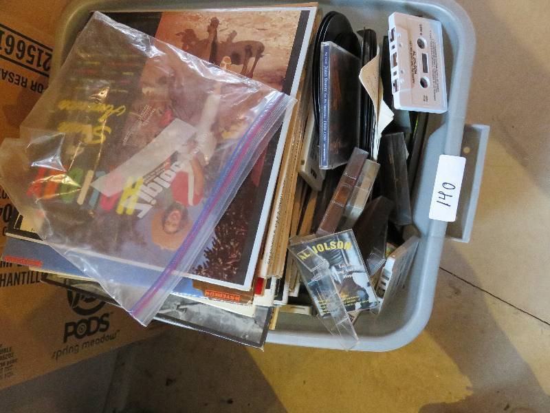 Records and some cassettes