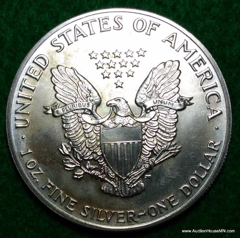 1989 American Silver Eagle .999 One Ounce