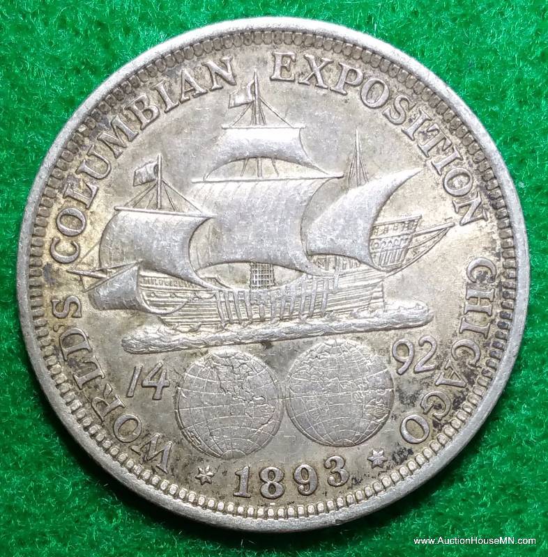 1893 Columbian Expo Silver Half Dollar