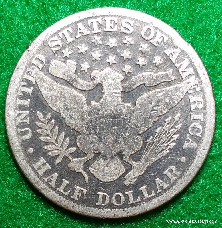 1898 Barber Silver Half Dollar
