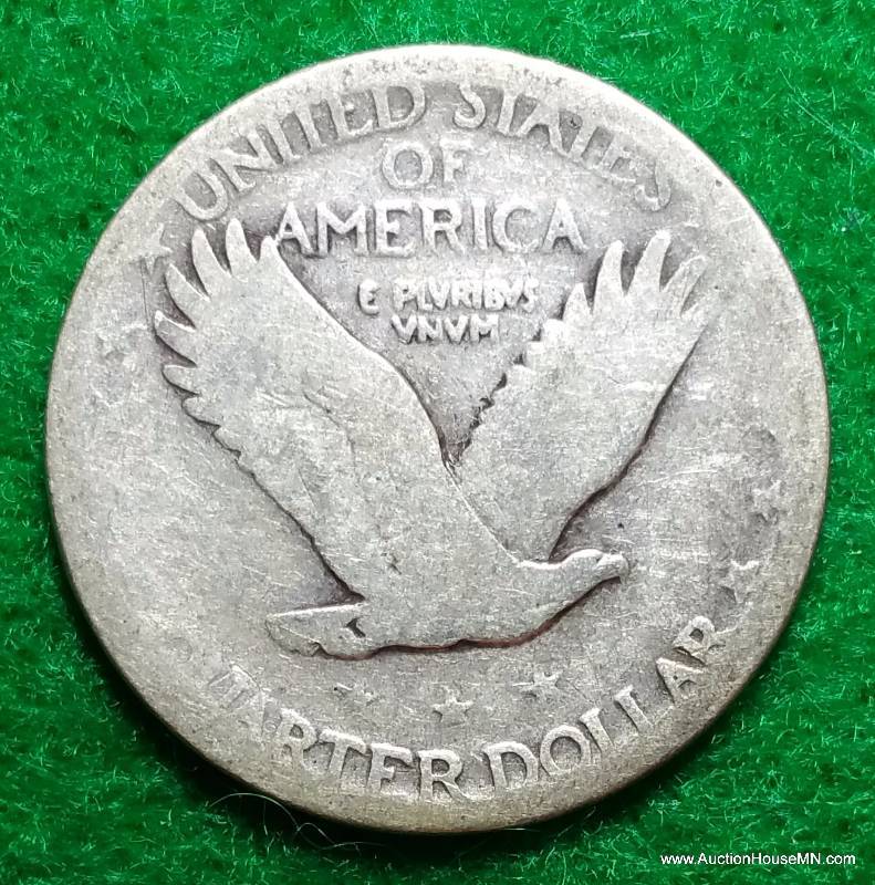 1925 Standing Liberty Silver Quarter Dollar