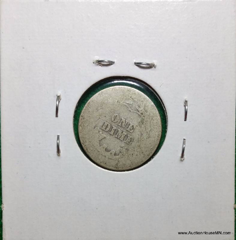 1907 S Barber Silver Dime