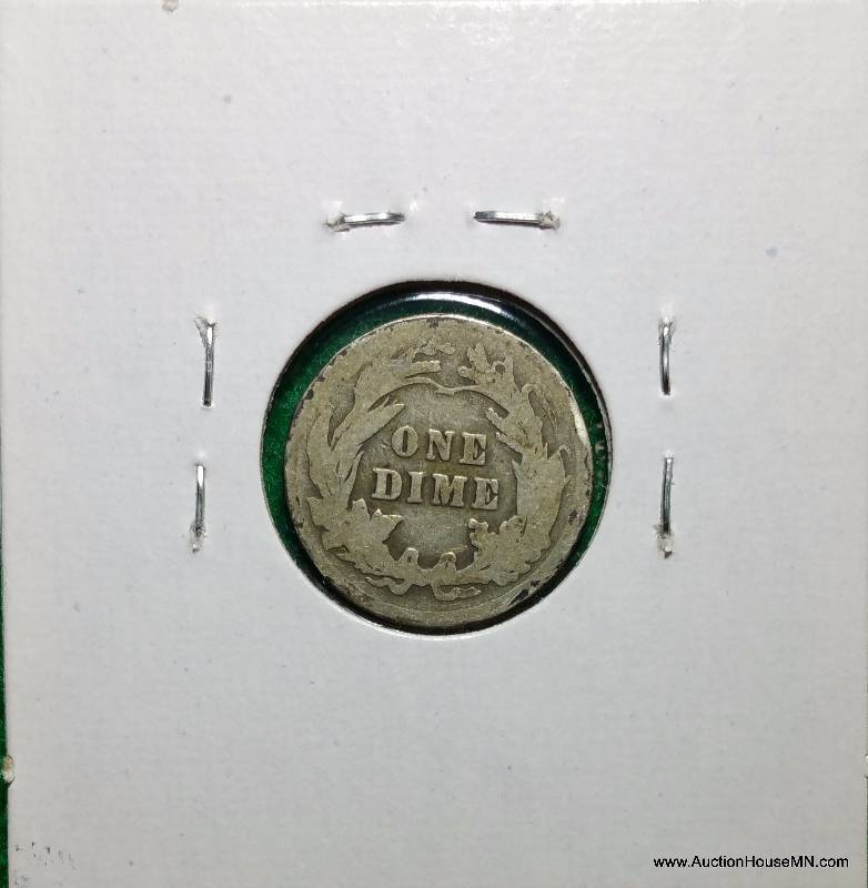 1911 Barber Silver Dime