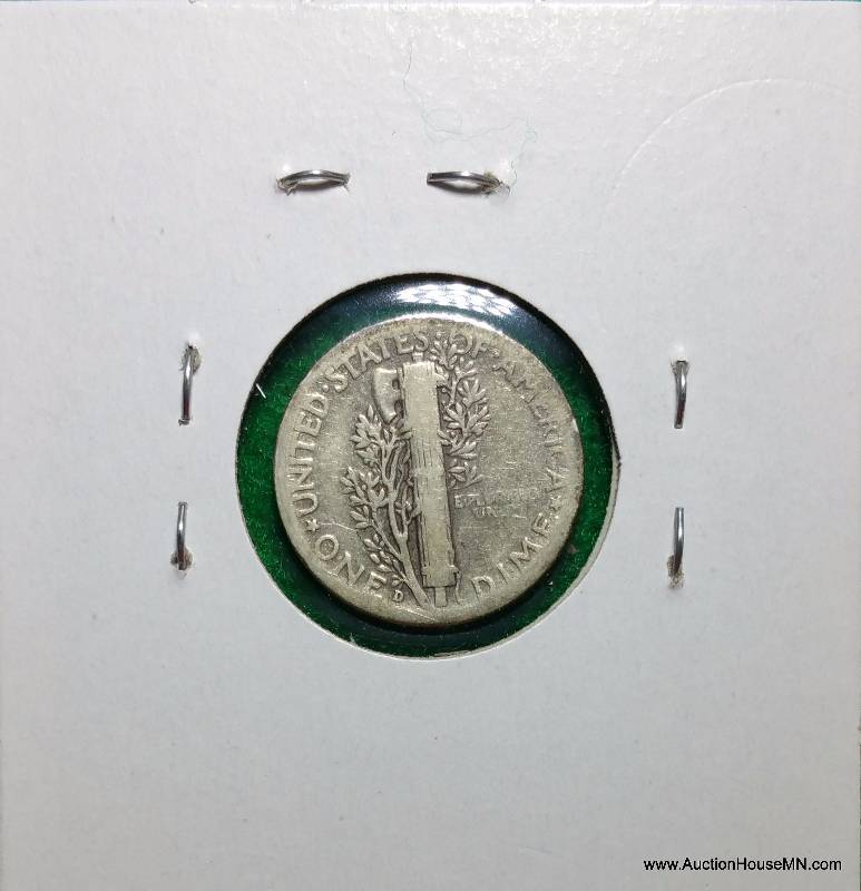 1942 D Mercury Silver Dime
