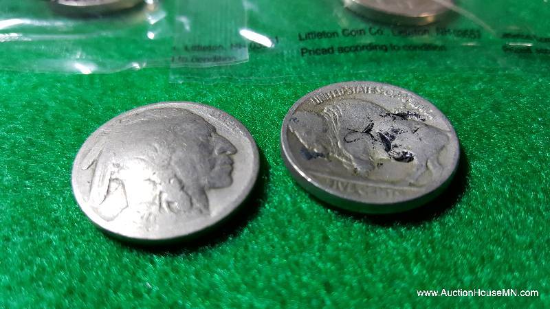 Lot of (4) Buffalo Nickels