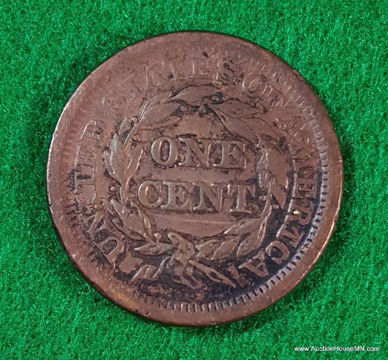 1854 Large Cent