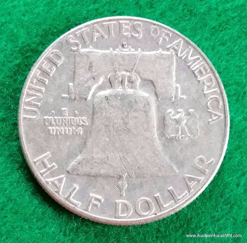 1963 D Silver Franklin Half Dollar