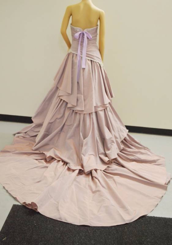lot 1 image: Maggie Sottero - Pale Mauve Bridal Gown
