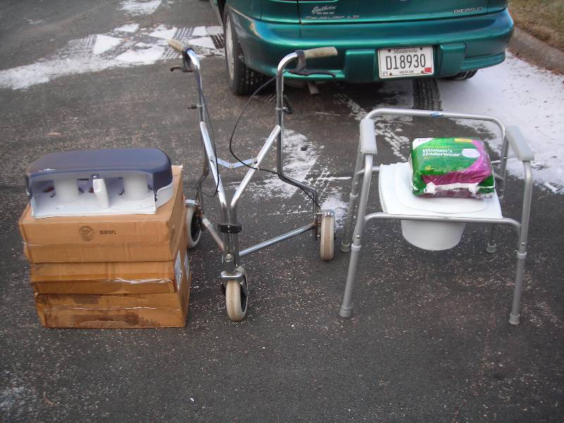 3-Toilet Paper Dispensers, Invo-Care Seat ShowerPotty, 3 Wheel Walker