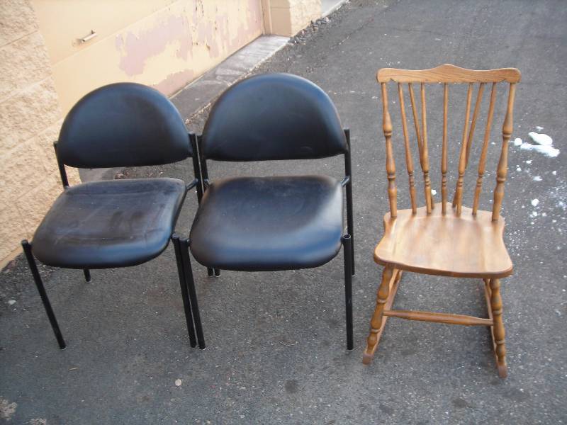 3-Chairs 2-Office, 1-Rocker