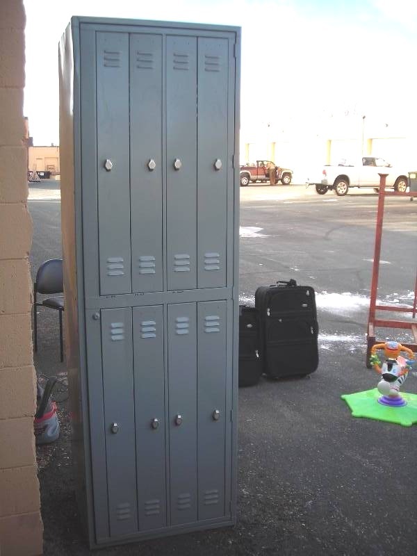 8-Section Locker Unit
