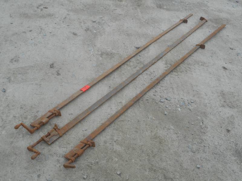 lot 15 image: (3) Vintage Bar Clamps