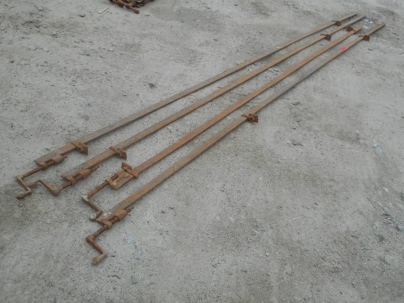 lot 16 image: (3) Vintage Bar Clamps
