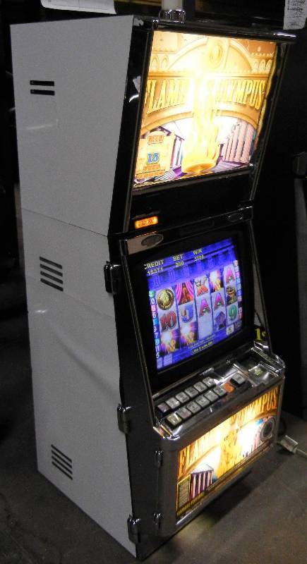 lot 1009 image: ARISTOCRAT MAV500 FLAME OF OLYMPUS VIDEO SLOT MACHINE