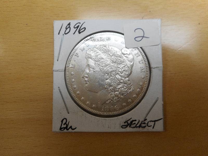1896 Morgan Lower Mint State Coins,...