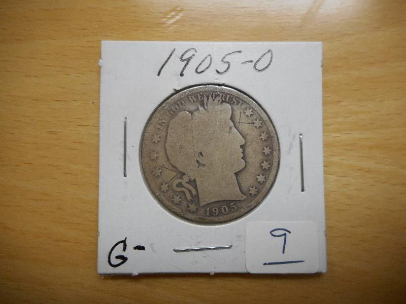 1905-O Barber, More Wear On The Hig...