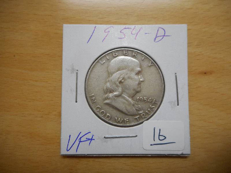 1954-D Frankoin Circulated FVF...