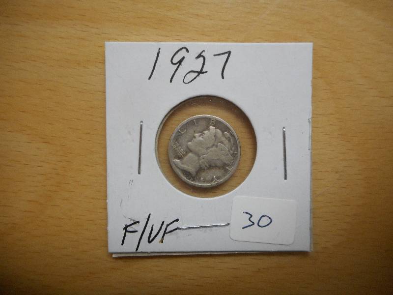 1927 Mercury Dime ...