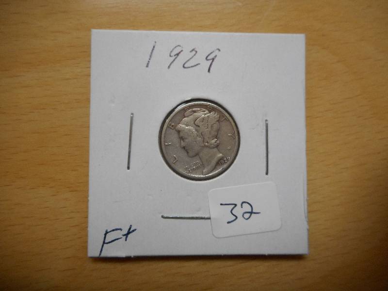 1929 Mercury Dime ...