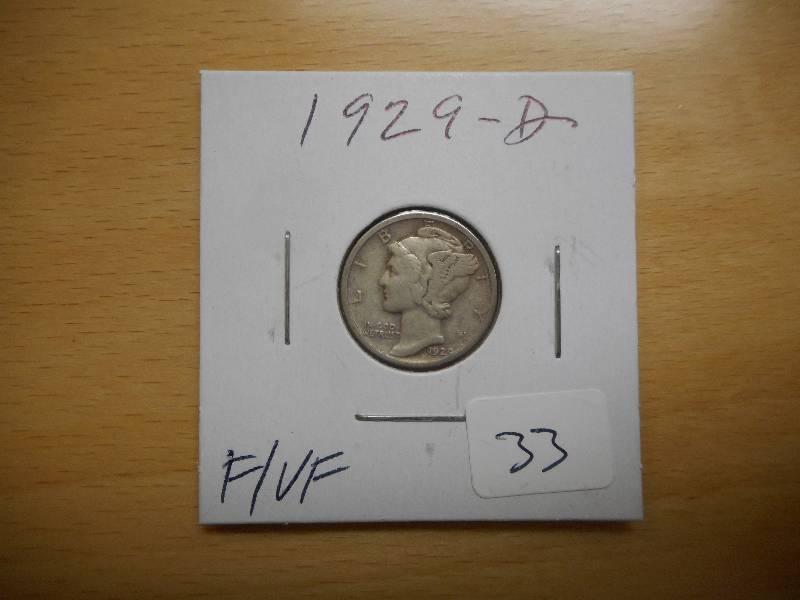1929-D Mercury Dime...