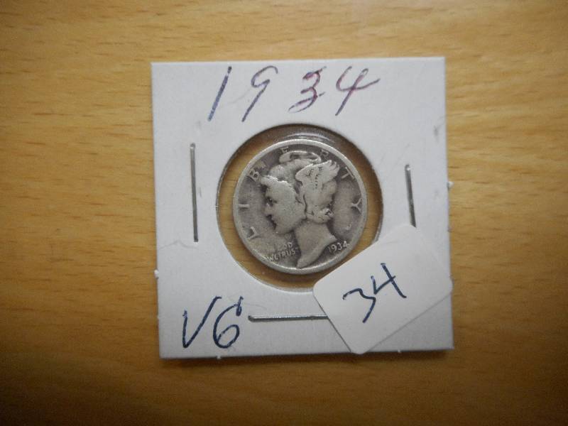 1934 Mercury Dime ...
