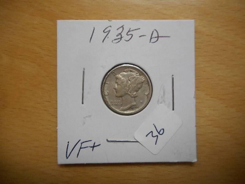 1935-D Mercury Dime ...