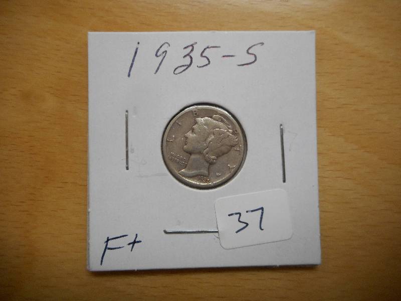 1935-S Mercury Dime ...