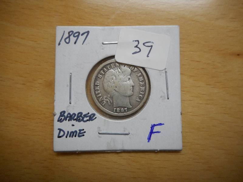 1897 Barber Dime ...