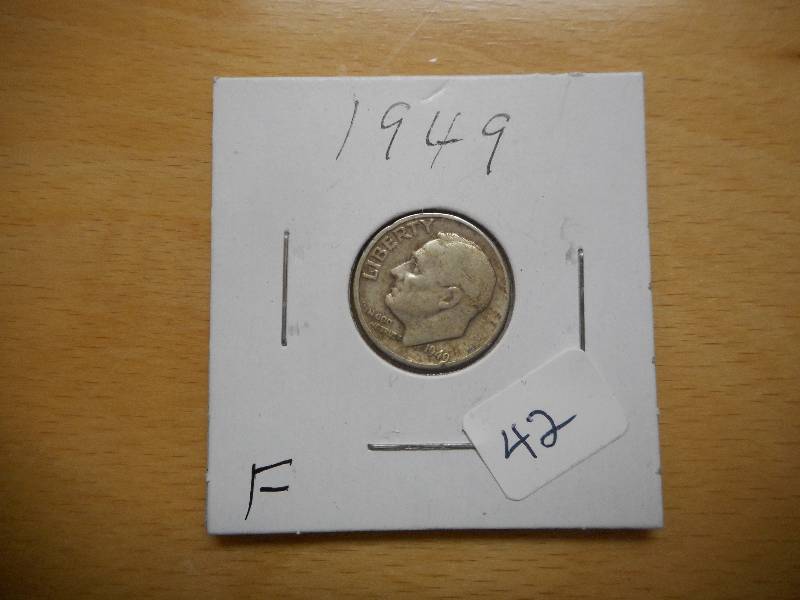 1949 Roosevelt Dime ...