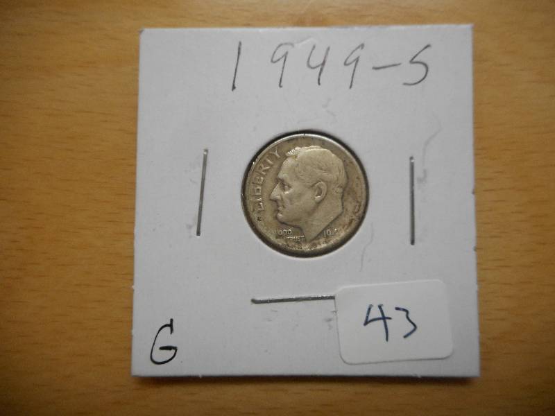 1949-S Roosevelt Dime ...