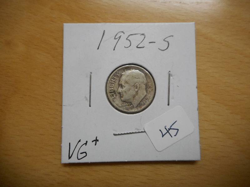 1952-S Roosevelt Dime...