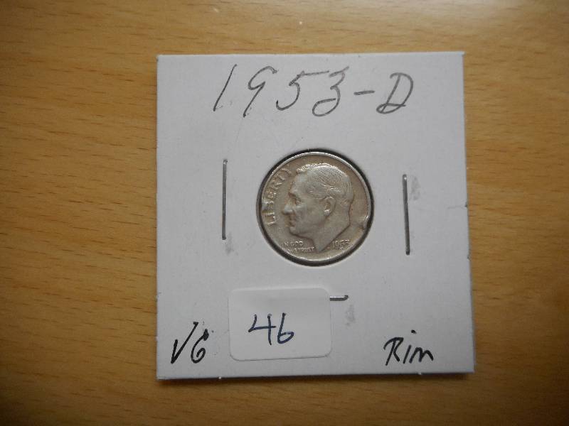 1953-D Roosevelt Dime ...