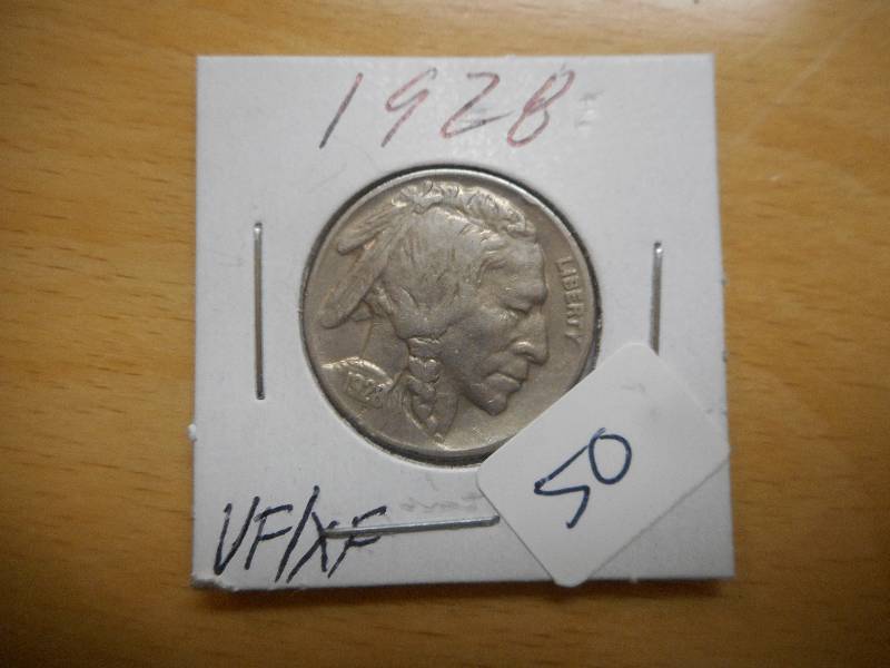1928 Buffalo Nickel, Full Horn Grea...