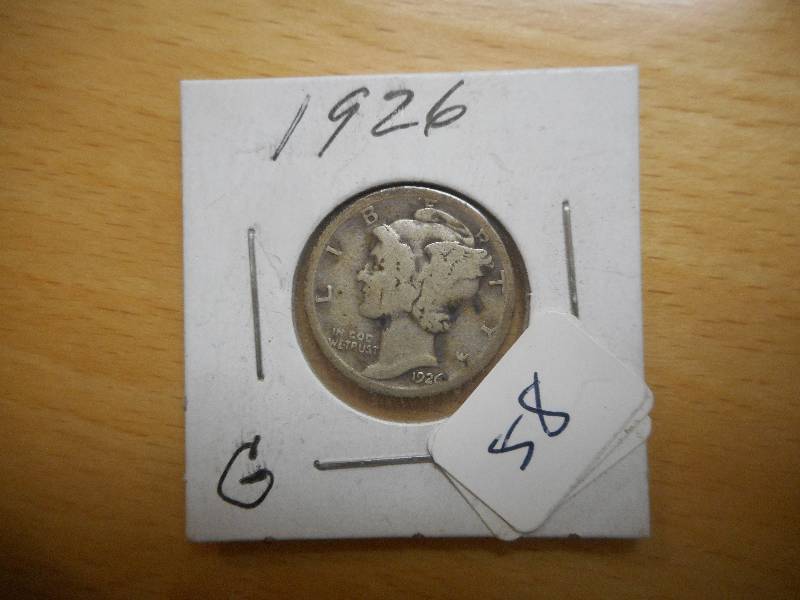 1926 Mercury Dime, G...