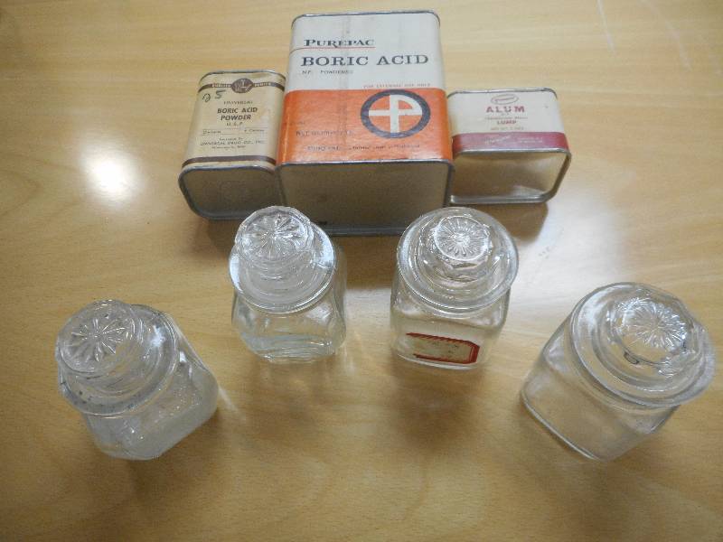 Antique Drug Store Tins & Etc ...