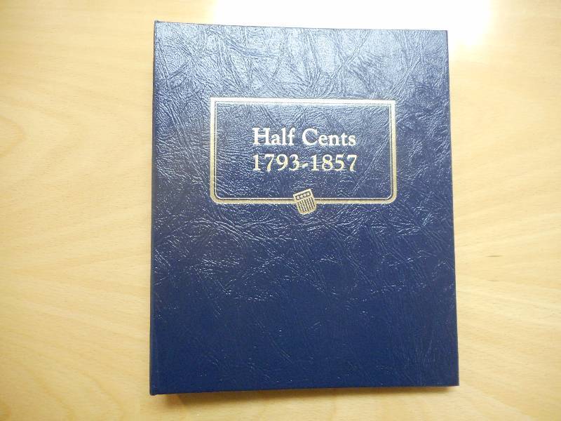 1793-1857 Half Cent Whitman Coin Al...