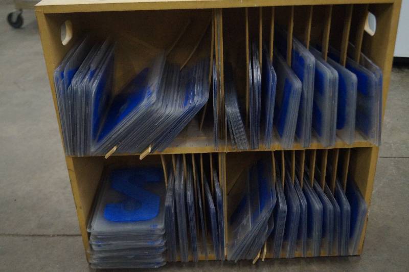 Complete Set Plastic Sign Letters