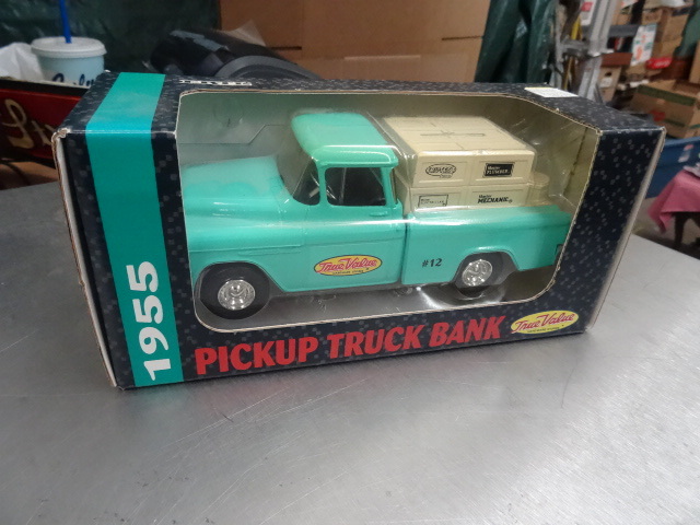 lot 135 image: True Value 1955 Pick Up Truck Bank