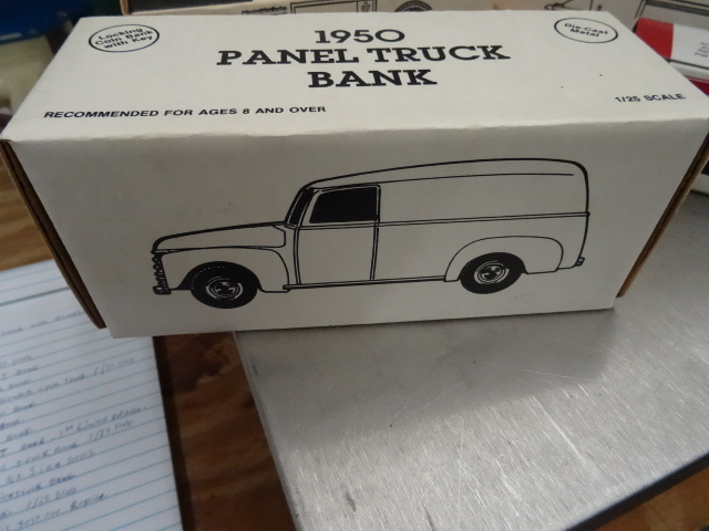 lot 156 image: Wireless 1950 Panel Truck Bank