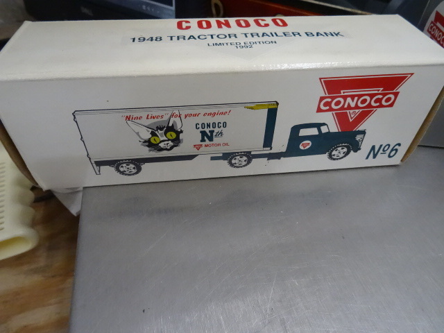 lot 163 image: Conoco No. 6 1948 Tractor Trailer Bank