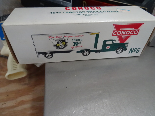 lot 166 image: Conoco No. 6 1948 Tractor Trailer Bank