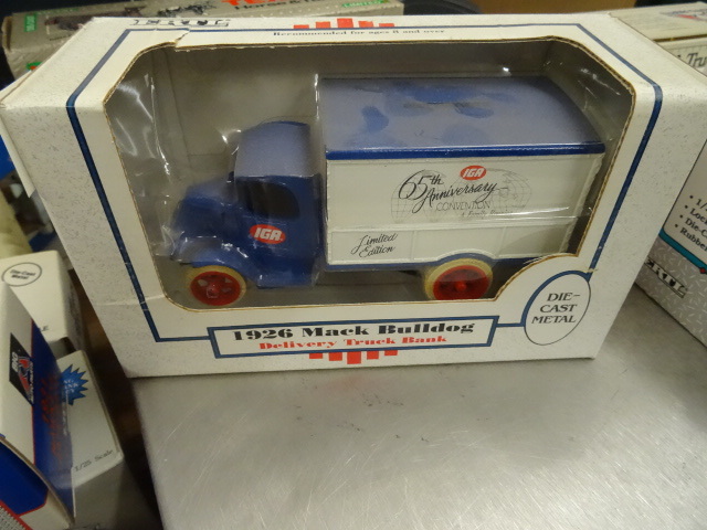 lot 211 image: IGA 1926 Mack Bulldog Delivery Truck