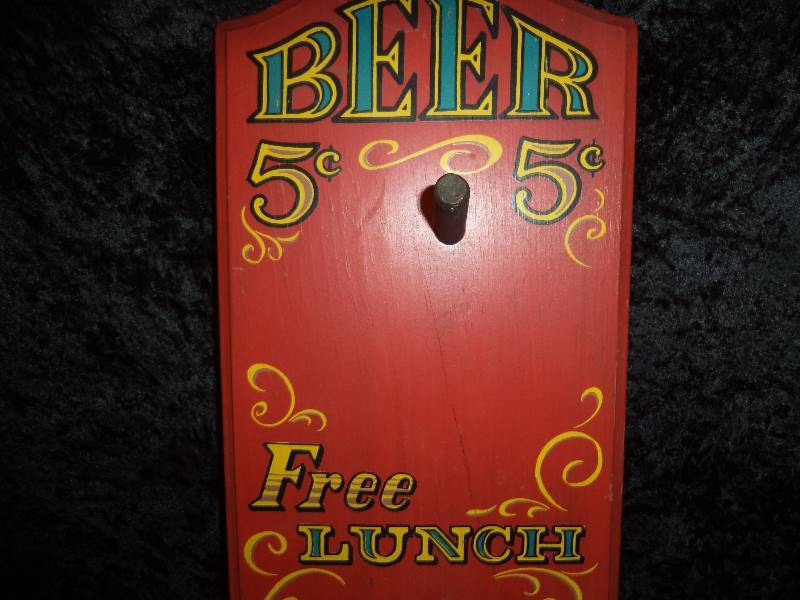 Wood Wall Beer Sign