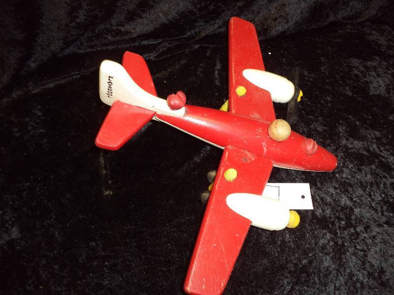 Vintage Wooden Playskool Airplane