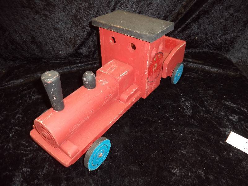 Wood Toy Train Engine