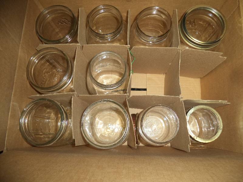 1 Dozen Canning Jars - Misc sizes